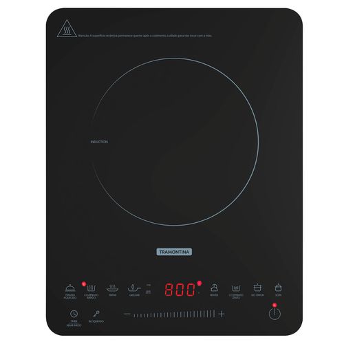 Cooktop Portátil por Indução Tramontina Slim Touch 220 V 94714132