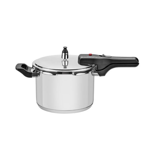 Panela de Pressão Tramontina Brava em Aço Inox com Fundo Triplo 20 cm 4,5 L