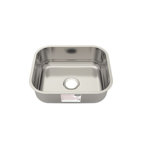 Cuba de Embutir Tramontina 40 x 34 x 14 cm Basic 40 BL Standard em Aço Inox Sem Válvula