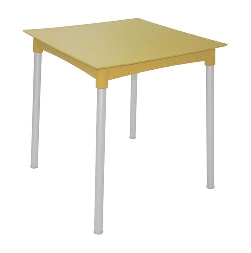 Mesa Quadrada Diana Amarela 70x70x75 cm Tramontina 92352000