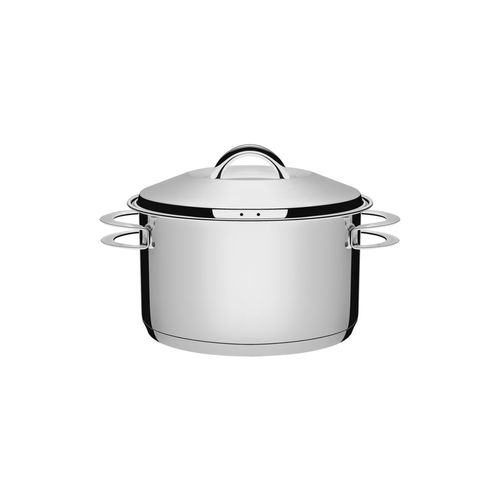 Caçarola Tramontina Solar Funda em Aço Inox Fundo Triplo com Tampa e Alças 20 cm 3,6 L