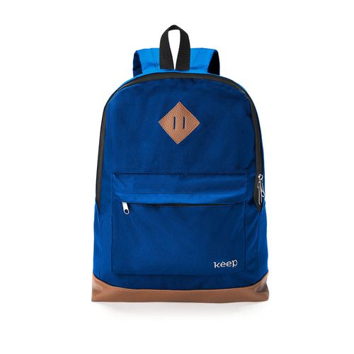 Mochila Keep Everyday 15.6 Pol Azul e Marrom - BO436