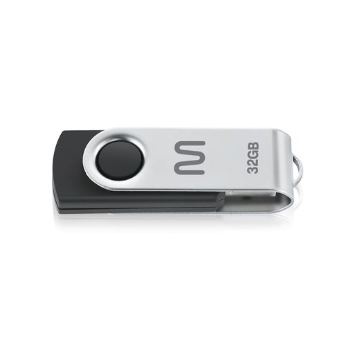 Pen Drive Twist 32GB USB Leitura 10MB/s e Gravação 3MB/s Preto Multilaser - PD589