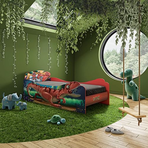 Cama Infantil Dinossauro Móveis Estrela