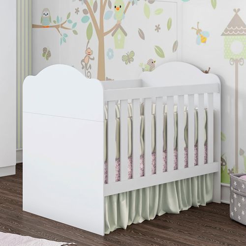 Berço Mini Cama Montessori 3 em 1 Yupi 70 Branco Atóxico  Móveis Estrela