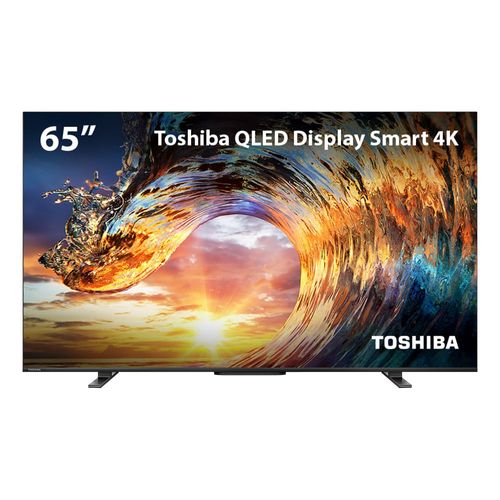 Smart TV QLED 65'' 4K Toshiba 65M550LS VIDAA 3 HDMI 2 USB Wi-Fi - TB015M