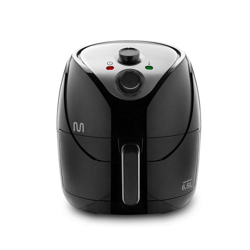 Fritadeira elétrica Air Fryer 6,5L C/ Grade, Timer 60Min, Temp. 200°C - 1800w-220v - Preto Multi - CE126