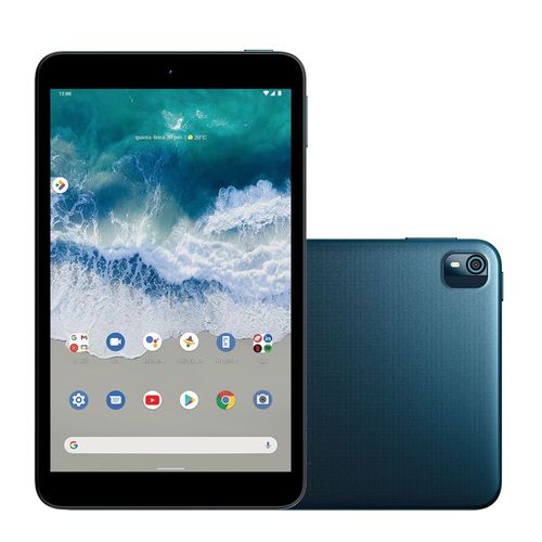 Tablet Nokia T10 4G 64GB Tela 8" HD+ Android 12 com Bateria de longa duração Azul - NK099