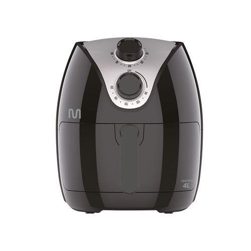 Fritadeira Elétrica Air Fryer 4L C/ Grade, Timer 60min, Temp. 200°C - 1500W - 220V - Preta Multilaser - CE022OUT [Reembalado]