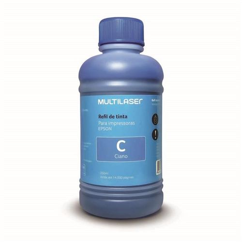 Refil De Tinta Para Impressoras Epson 250Ml Ciano - RF014OUT [Reembalado]