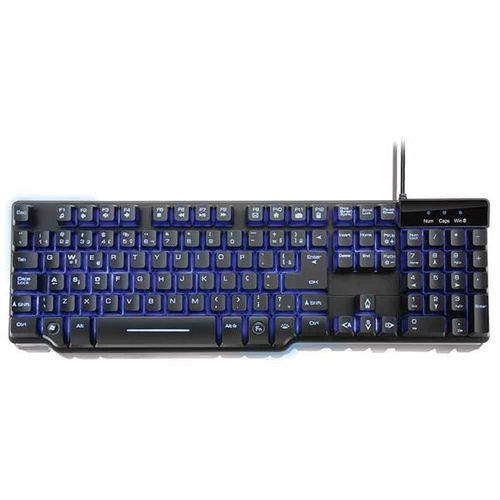 Teclado Gamer Warrior Razmig Sensibilidade Mecânica LED - TC196OUT [Reembalado]