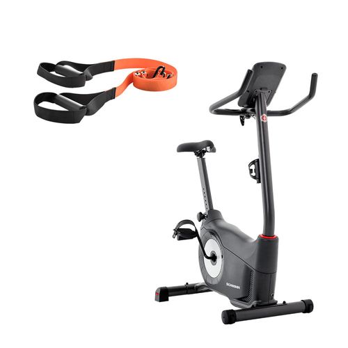 Combo Fitness - Bike Ergométrica Vertical Schwinn e Fita de Suspensão Wellness - ES1310K