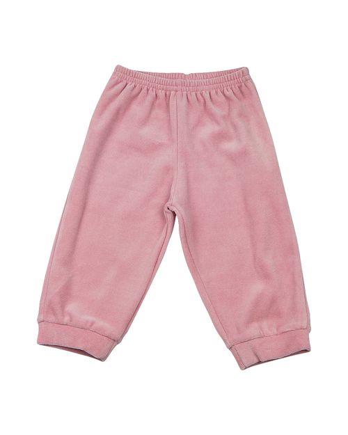 Calça Bebê Plush Liso - Salmão