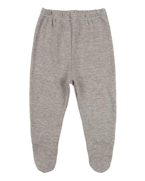 Calça Bebê Suedine com Pezinho - Mescla