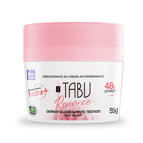 Desodorante Creme Antitranspirante Tabu Romance 55G