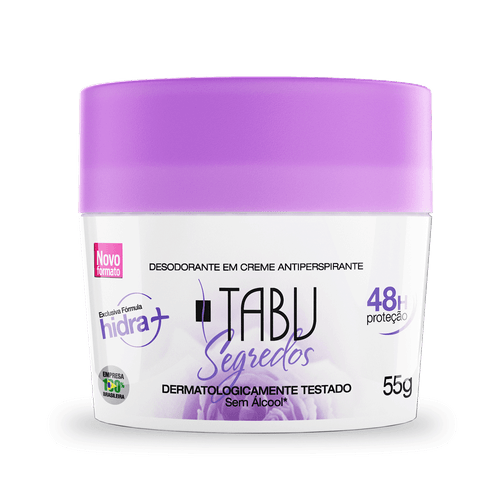 Desodorante Creme Antitranspirante Tabu Segredos 55G