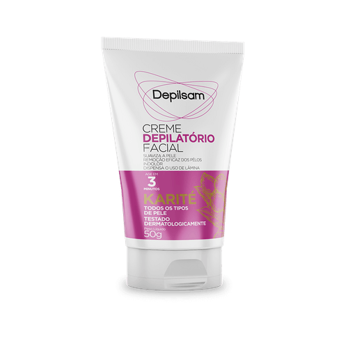 Creme Depilatório Facial Depilsam Karité 50G