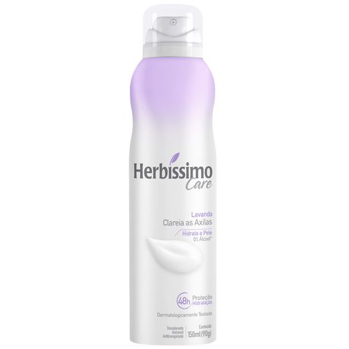 Desodorante Aerossol Antitranspirante Herbissimo Care Lavanda