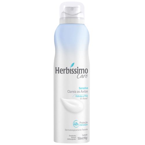 Desodorante Aerossol Antitranspirante Herbissimo Care Sensitive