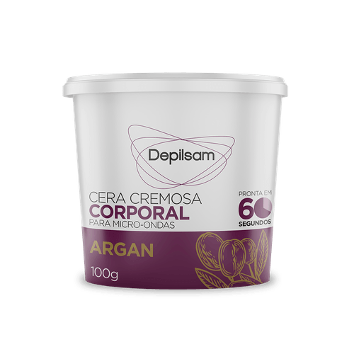 Cera Cremosa Depilsam de Micro-Ondas Argan 100G