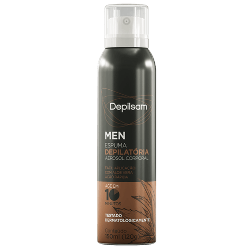 Spray Depilatório Depilsam Men Corpo Aerosol 150Ml