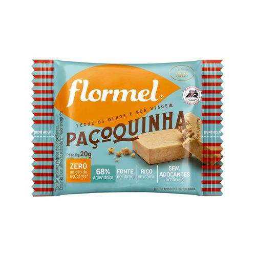 Paçoca Zero Flormel 20g