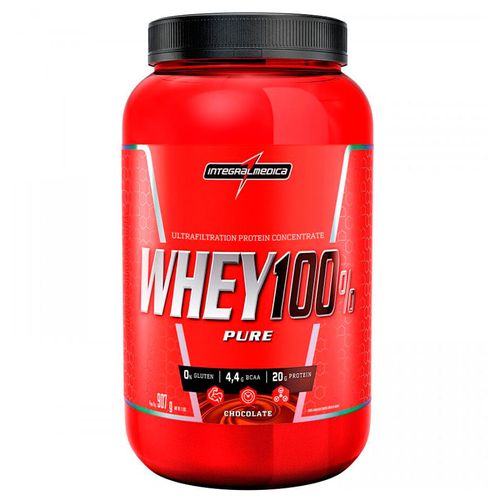 Super Whey 100% Pure Chocolate Integralmedica 907g