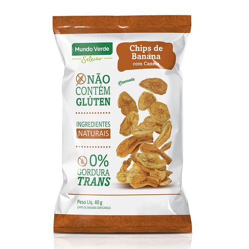 Chips de Banana Doce Mundo Verde Seleção 40g
