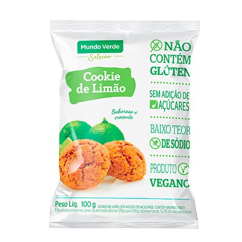 Cookie de Limão Mundo Verde Seleção 100g