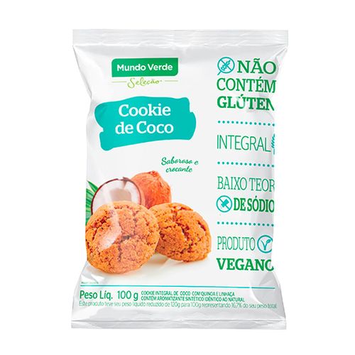 Cookie de Coco Mundo Verde Seleção 100g