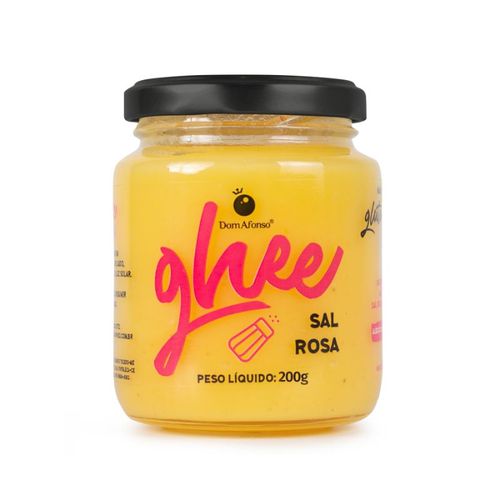 Manteiga Ghee com Sal Rosa Natural Dom Afonso 200g