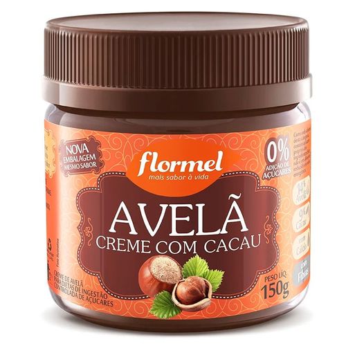 Creme de Avelã com Cacau Zero Flormel 150g