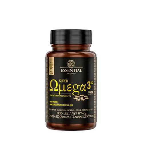 Super Ômega 3 TG Essential Nutrition 500mg com 120 cápsulas