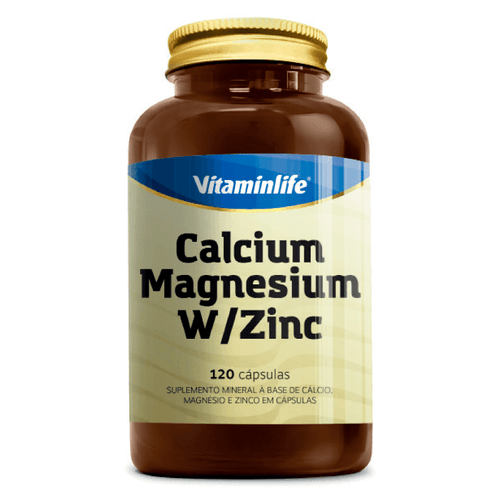 Calcium Magnesium with Zinc 120 cápsulas - Vitaminlife