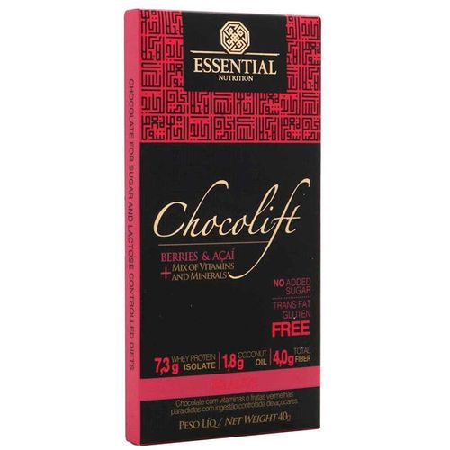 Chocolift Be Alive Berries e Açaí Essential Nutrition 40g