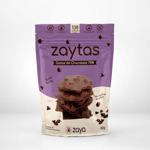 Zaytas Gotas De Chocolate 70% Zaya 80g