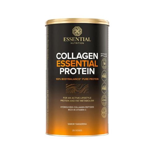 Collagen Essential Protein Tangerina Essential Nutrition 432,5g