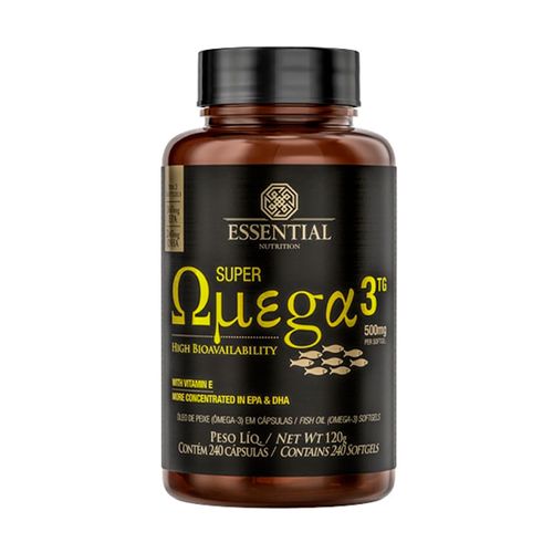 Super Ômega 3 TG Essential Nutrition 500mg com 240 cápsulas