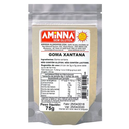 Goma Xantana 75g - Aminna