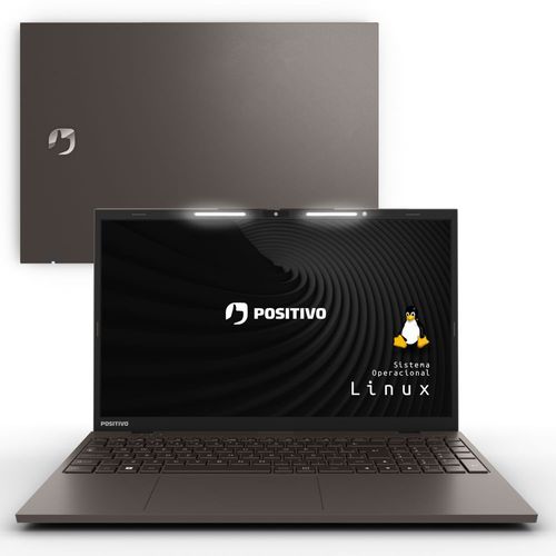 Notebook Positivo Vision i15 Intel® Core® i3 Linux 16GB 256GB SSD Lumina Bar 15.6" FullHD - Cinza
