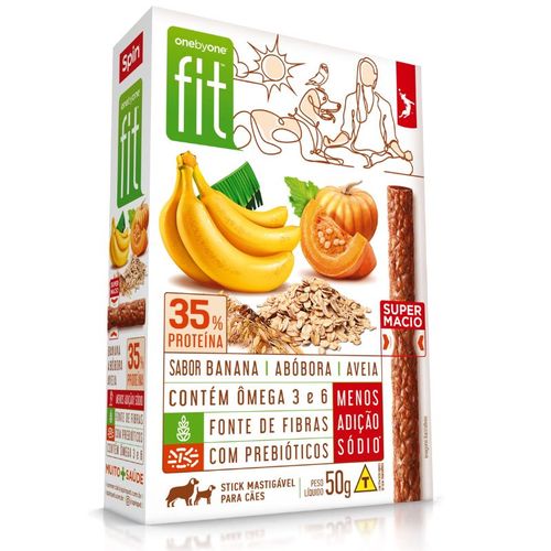 Petisco Palito para Cães Fit Banana Spin Pet 50g