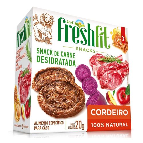 Mini Snack Freshfit Cordeiro Spin Pet 20g