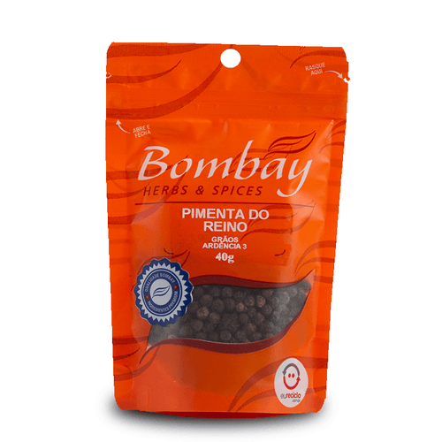 Pimenta do Reino em Grão  40g -  Bombay