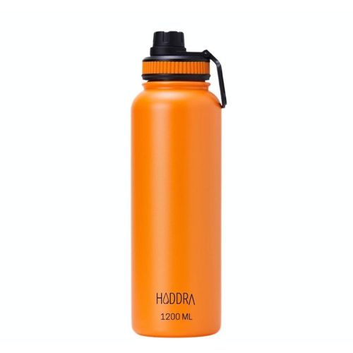 Garrafa Térmica H200 Inox com Infusor Laranja 1200ml Hiddra