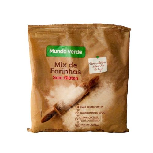 Mix de Farinhas Sem Gluten Mundo Verde 500g