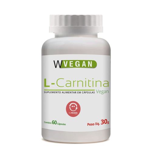 L Carnitina 500mg 60Caps Wvegan