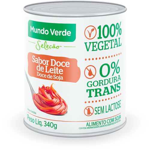 Doce de Leite de Soja Mundo Verde Seleção 340g