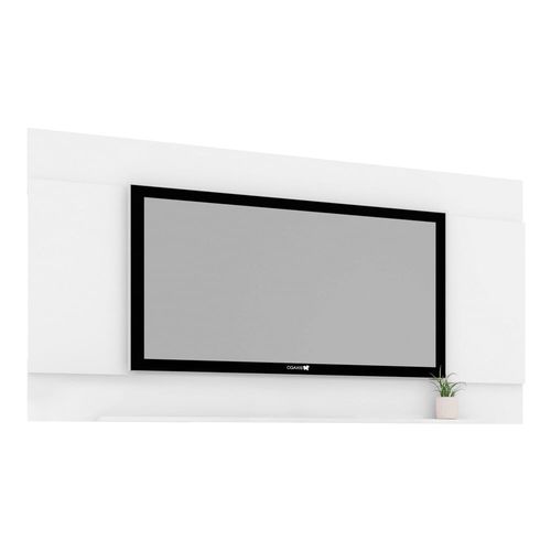 Painel TV 70" com 1 Prateleira Multimóveis CR45193 Branco