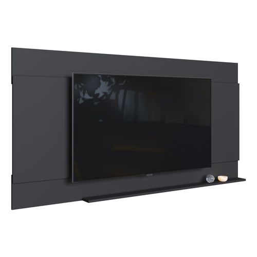 Painel TV 70" com 1 Prateleira Multimóveis CR45193 Preto