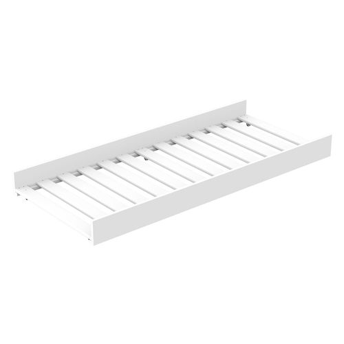 Cama Solteiro Auxiliar Multimóveis CR40015 Branco Acetinado